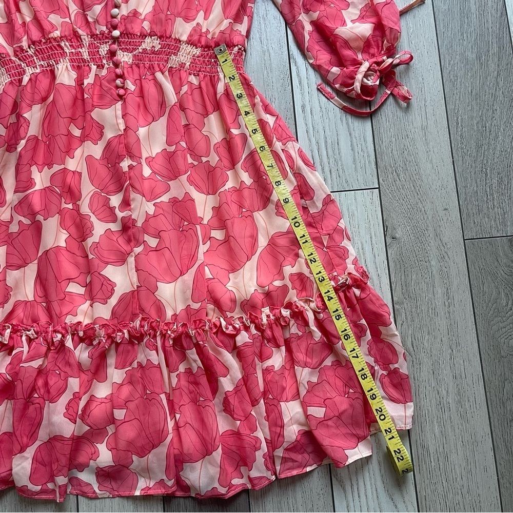 Taylor Orange Floral Dress - Picture 5 of 5